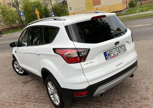 Ford Kuga cena 61700 przebieg: 198555, rok produkcji 2017 z Olsztynek małe 704